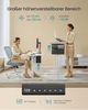 Songmics Höhenverstellbarer Schreibtisch elektrisch, 60x120 x (72-120) cm, Verstellbarer Tisch, Memory-Funktion für 4 Höhen, für Homeoffice, Arbeitszimmer, wolkenweiß Bild 3