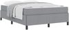 vidaXL Boxspringbett Hellgrau 140 x 200 cm Stoff 3398864 Bild 2