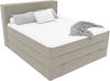 99rooms Santiago Boxspringbett Beige Strukturstoff INARI 120x200 cm Bonell-Federung Bild 5