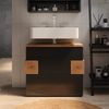 Waschbeckenunterschrank Eden Anthrazit 70 x 64.5 cm mit 2 Schubladen Vicco Bild 3