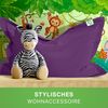 Green Bean® Kinder-Sitzsack 70x100cm & 70 Liter EPS-Perlen Füllung - Indoor & Outdoor Bean Bag Sitzkissen - Lila Bild 3