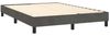 vidaXL Boxspringbett mit Matratze Dunkelgrau 140x190 cm Samt 3141480 Bild 4
