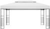 vidaXL Pavillon mit LED-Lichterkette 4x3x2,7 m Weiß 3070307 Bild 4