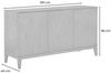 KAWOLA Sideboard COPAS 3 Türen Eiche furniert braun 85 x 40 x 150 cm Bild 5