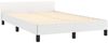 vidaXL Bettgestell ohne Matratze Weiß 120x190 cm Kunstleder 3270555 Bild 5