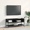 vidaXL TV-Schrankset Schwarz Eichen-Optik 100 x 35 x 45 cm 862930 Bild 1