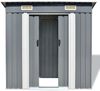 vidaXL Gartenschuppen Grau Metall 42982 Bild 2
