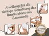 ZOLLNER Turban-Handtuch, Walkfrottier (1-St), 23 x 64 cm, 100% Baumwolle, mit Knopfverschluss Bild 3