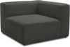 DOMO. collection Ecksessel 800013, Sessel, quadratisch mit gepolsterte Rückenlehne, Modul-Element, Sofa, Polsterecke, Eckcouch, Polstergarnitur 108 x 108 x 69 (BxTxH), grau Bild 2