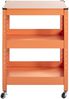 Servierwagen >55618< in orange, Metall - 50x75x32cm (BxHxT) Bild 3