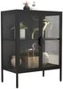 VCM Standvitrine Floka 919951 Schwarz H. 80 x B. 60 x T. 35 cm Bild 2