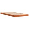 vidaXL Massivholzbett Wachsbraun 75x190 cm Kiefer 847158 Bild 3