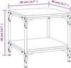 vidaXL Beistelltische 2 Stk. Sonoma-Eiche 40x40x40 cm Holzwerkstoff 819380 Bild 3