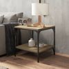 vidaXL Beistelltische 2 Stk. Sonoma-Eiche 40x40x40 cm Holzwerkstoff 819380 Bild 4