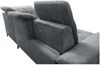 robin 'NEO' Ecksofa mit Schlaffunktion und verstellbarer Bettkasten, Chenille-Stoff grau, 343 x 210 x 90 cm Bild 4