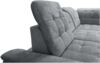 robin 'NEO' Ecksofa mit Schlaffunktion und verstellbarer Bettkasten, Chenille-Stoff grau, 343 x 210 x 90 cm Bild 5