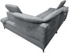 robin 'NEO' Ecksofa mit Schlaffunktion und verstellbarer Bettkasten, Chenille-Stoff grau, 343 x 210 x 90 cm Bild 3
