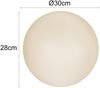 Smartwares LED Solar-Kugelleuchte OSL-50015 weiß Ø 30 cm RGBW Bild 3
