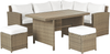 Lounge Set mit Tisch BARDI Braun Bild 4