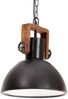 vidaXL Hängelampe Industriestil 25 W Schwarz Rund 30 cm E27 320536 Bild 2