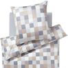JOOP! Bettwäsche Mosaic Relaunch Sand 4092 7 Mako Satin 135 x 200 + 80 x 80 cm Bild 2