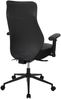 Bürostuhl >Homepro< Rautensteppung, schwarz, Mikrofaser - 67x109x67cm (BxHxT) Bild 5