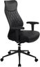 Bürostuhl >Homepro< Rautensteppung, schwarz, Mikrofaser - 67x109x67cm (BxHxT) Bild 3