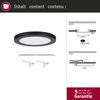 Paulmann 93097 LED Einbaupanel Cover-it rund 225mm 4000K schwarz Bild 2