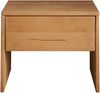 HILLA Nachttisch Massivholz Fichte - Hochwertiger Nachtschrank mit Schublade - 50 x 41 x 35 cm (B/H/T) Bild 2