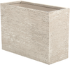 Blumentopf hellbeige rechteckig 29 x 70 x 50 cm EDESSA Bild 4