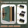 WLIVE Kommode mit 9 Stoffschubladen, Schubladenkommode 100 × 30 × 102 cm (mit 7 Stoffschubladen, Schubladenkommode mit Holzfront, Sideboard 100 cm im Vintage-Look), Stauraumkommode für Schlafzimmer, Wohnzimmer und Flur Bild 2