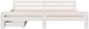 vidaXL Massivholzbett ohne Matratze Weiß 180x200 cm Kiefernholz 3309030 Bild 4