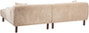 Ecksofa 3-Sitzer HOLT Stoff Beige linksseitig Bild 5