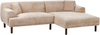 Ecksofa 3-Sitzer HOLT Stoff Beige linksseitig Bild 4