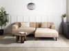 Ecksofa 3-Sitzer HOLT Stoff Beige linksseitig Bild 3
