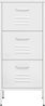 vidaXL Lagerschrank Weiß 42,5 x 35 x 101,5 cm Stahl [336188] Bild 3