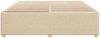 Doppelbett, Bettgestell Modernen ohne Matratze Creme 200x200 cm Stoff d2035e Bild 4