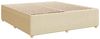 Doppelbett, Bettgestell Modernen ohne Matratze Creme 200x200 cm Stoff d2035e Bild 3