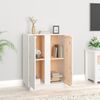 vidaXL Sideboard Weiß 60x35x80 cm Massivholz Kiefer 814490 Bild 3
