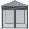 vidaXL Partyzelt Faltbar mit Seitenwänden Anthrazit 2x2 m 93509 Bild 4