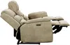 Vente-unique - NEVERS Sofa Stoff Schokoladenbraun - B 95 cm x H 103 cm x L 187 cm Bild 5