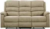 Vente-unique - NEVERS Sofa Stoff Schokoladenbraun - B 95 cm x H 103 cm x L 187 cm Bild 2