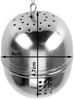 Koopman Teesieb Tee-Ei Teekugel Teefilter Edelstahl Silber Ø 4cm 2er Set, Edelstahl, (2-St), Rostfrei, Sieb, Edelstahl, mit Kette und Haken Bild 3