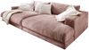 KAWOLA Big Sofa MADELINE Cord rosa 85 x 170 x 290 cm Bild 3