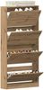 vidaXL Schuhschrank Artisan-Eiche 80 x 21 x 163,5 cm Holzwerkstoff 3334026 Bild 3