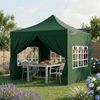 STEELSØN 'Rynara' Premium Pavillon 3x3 m, grün, wasserdicht, stabil und UV-beständig, Faltpavillon 3-fach höhenverstellbar, Gartenpavillon mit 4 Seitenteilen, Pop Up Pavillon inkl. Tragetasche Bild 2