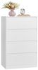 VASAGLE Kommode mit 4 Schubladen, Komodenschrank, Schubladenschrank, Wäschekommode, für Schlafzimmer, 40 x 60 x 97,4 cm, Modern Kailyn Kollektion, schneeweiß Bild 4