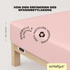 Schlafgut 'Easy' Spannbettlaken, MADE IN GREEN by OEKO-TEX®, Gummizug: rundum, Jersey Elasthan, Purple Light, L 140x200 cm - 160x220 cm Bild 3