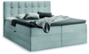 99rooms Hugo Boxspringbett Velours JASMINE 120x200 cm Dunkelgrau Bild 5