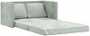 vidaXL Bodensofa mit Schlaffunktion Hellgrau 122x204x55 cm Samt 353957 Bild 2